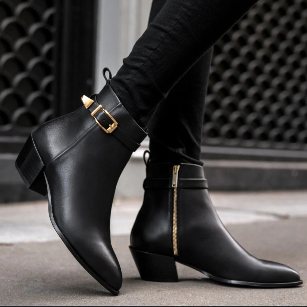 Thursday Boot Co. Charm Boot Black Leather 8‎